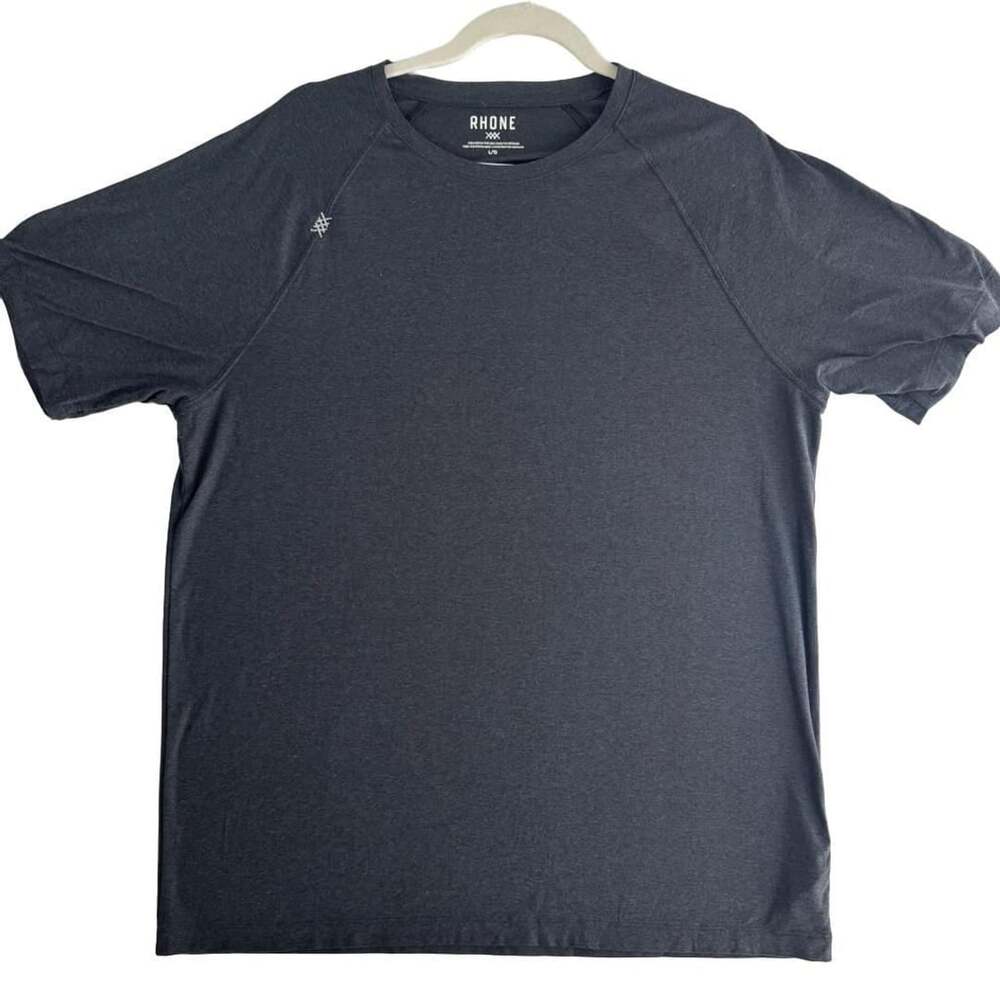 Rhone Reign Short Sleeve Tee Size L Gray Athletic